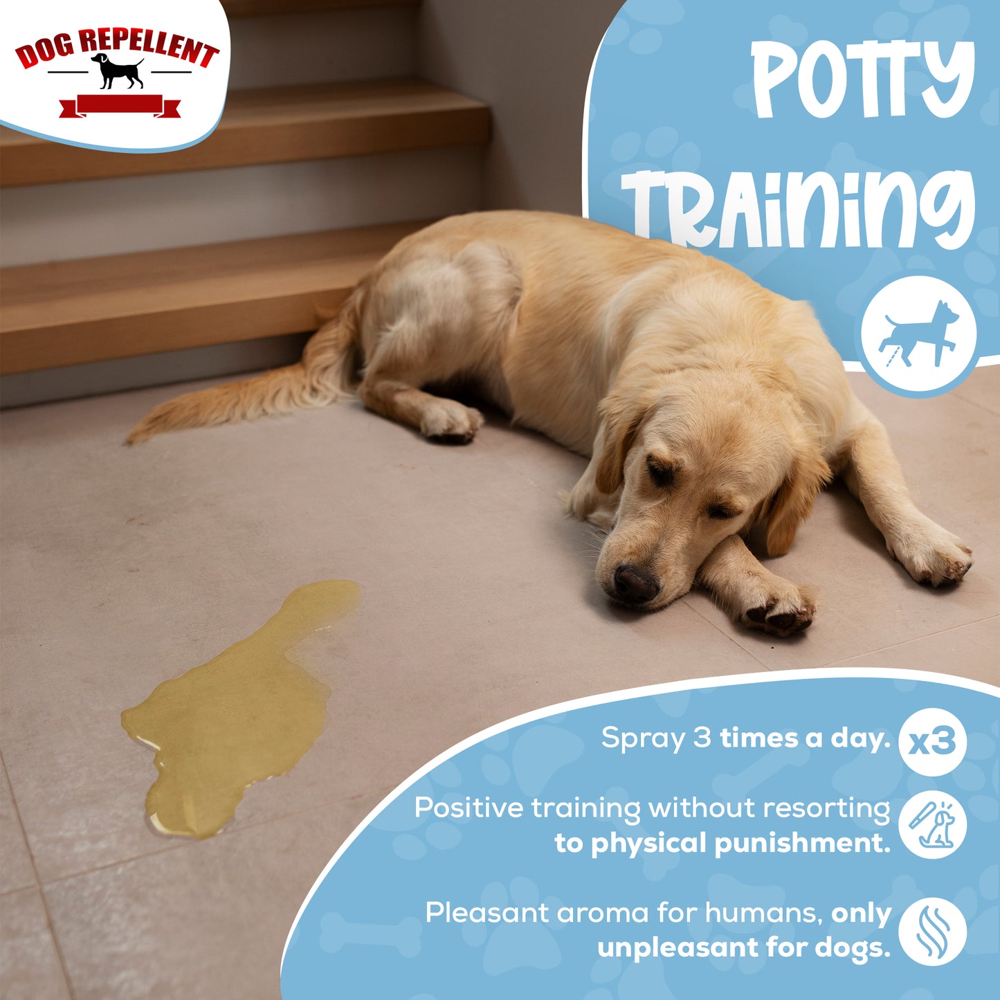 DOG REPELLENT For Furniture, No Chew Spray for Dogs, Dog Potty Training, Pet Repellent Educator 8oz