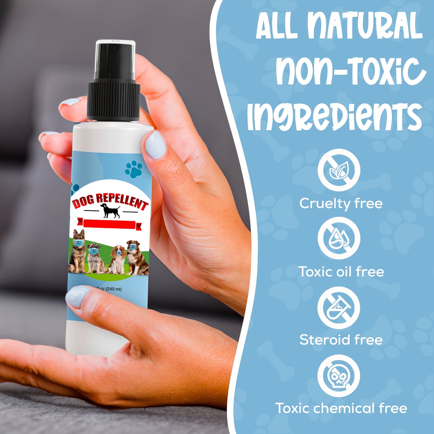 DOG REPELLENT For Furniture, No Chew Spray for Dogs, Dog Potty Training, Pet Repellent Educator 8oz