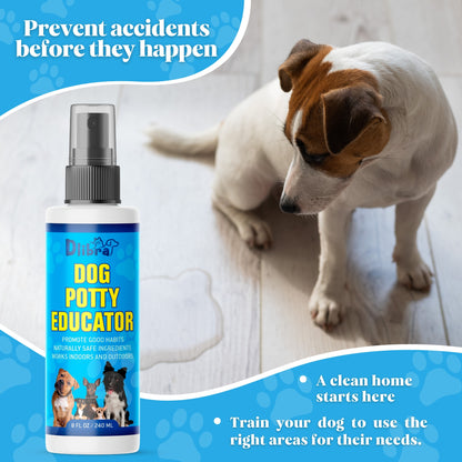 Dog Potty Educator Spray – Natural Pee Deterrent for Dogs | Indoor & Outdoor Protection | Dog Training Spray to Prevent Marking & Accidents